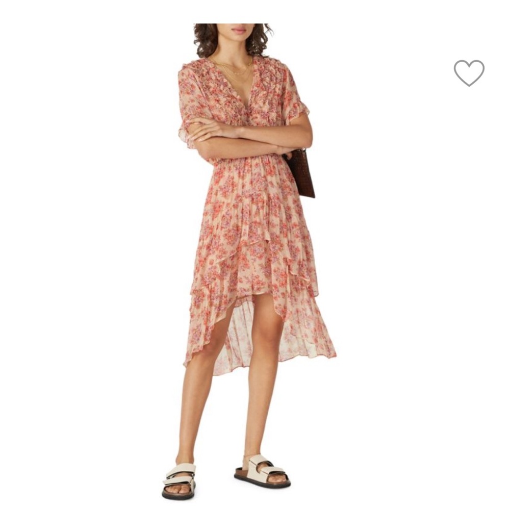 THE KOOPLES
Shark Hem Floral Mini Dress